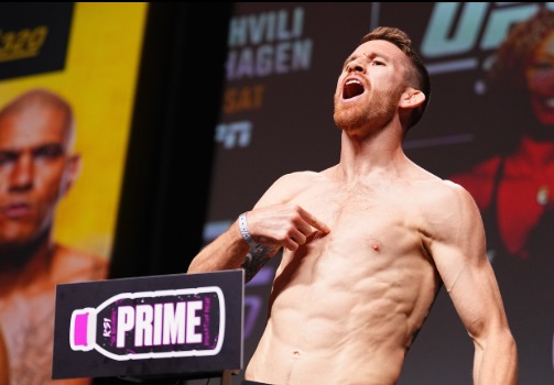 Cory Sandhagen na pesagem do UFC