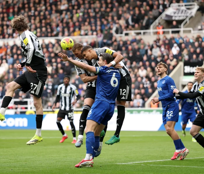 Newcastle Everton. Foto: Divulgação/Newcastle United.