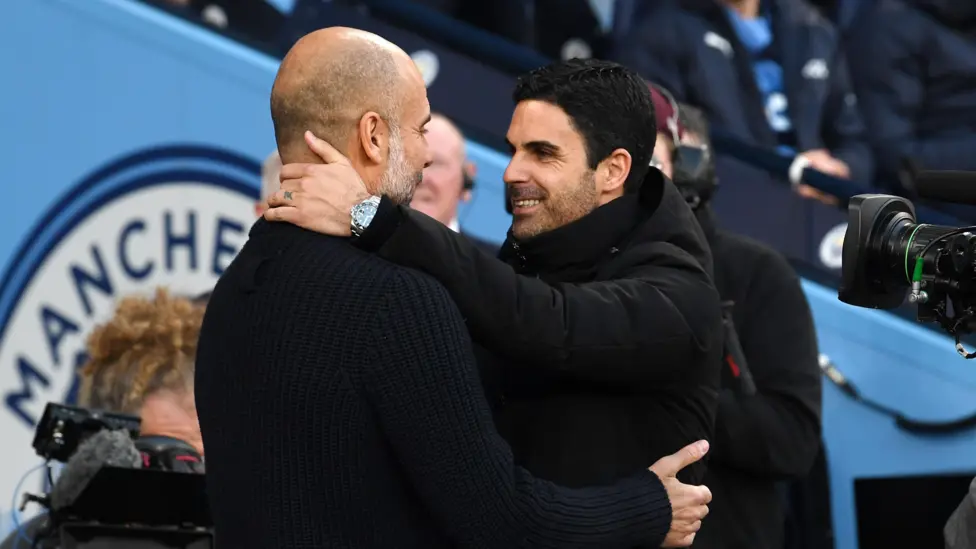Premier League - Arteta e Guardiola, Arsenal Manchester City