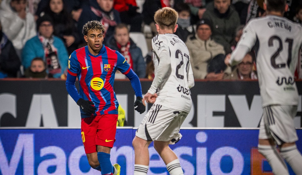 Barcelona vence Albacete com gol de Lamine Yamal