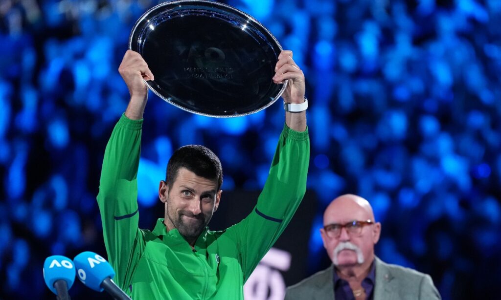 Novak Djokovic tem muita história com o Australian Open