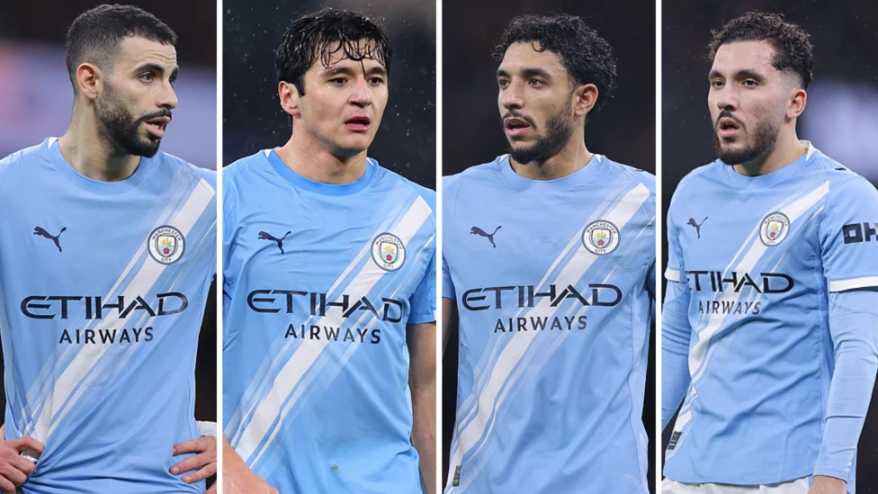 O quarteto muçulmano do Manchester City. Foto: Reprodução/BBC Sport.