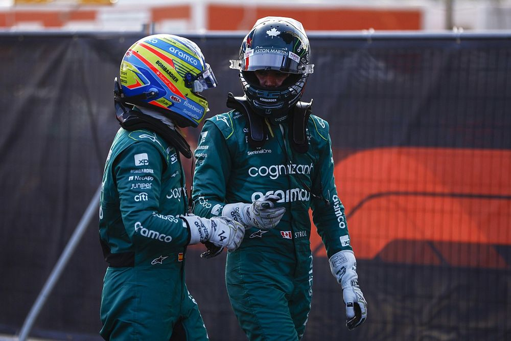 Fernando Alonso e Lance Stroll