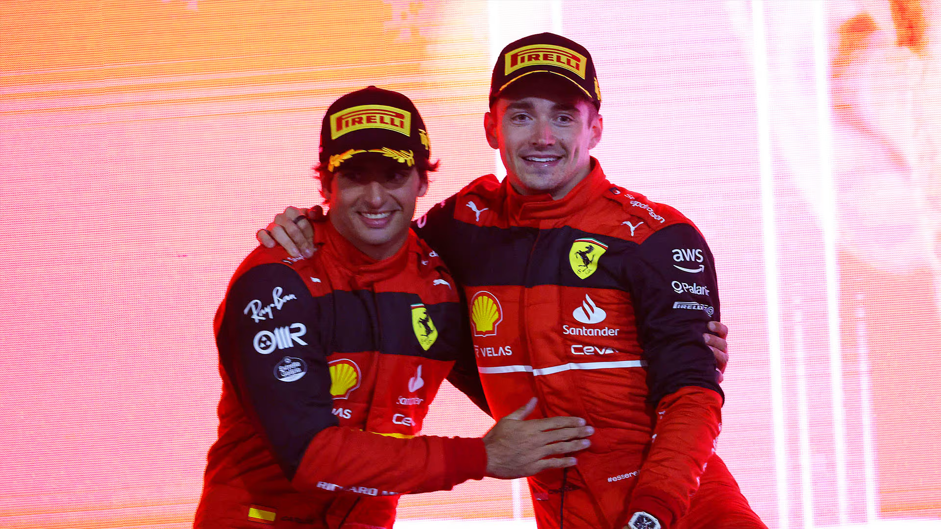 Charles Leclerc Carlos Sainz Fórmula 1
