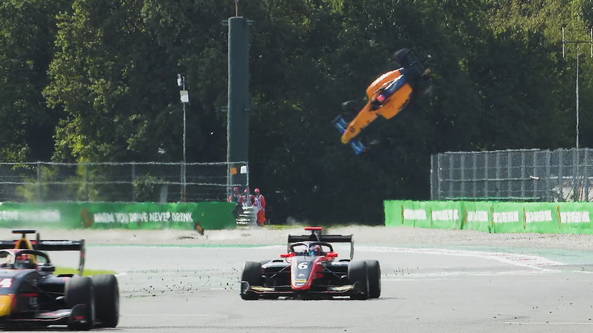 Alex Peroni acidente F3