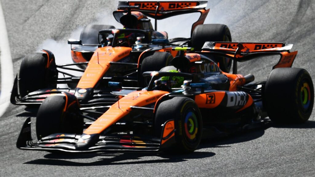 Lando Norris e Oscar Piastri travaram uma disputa em pé de igualdade com anuência da McLaren
