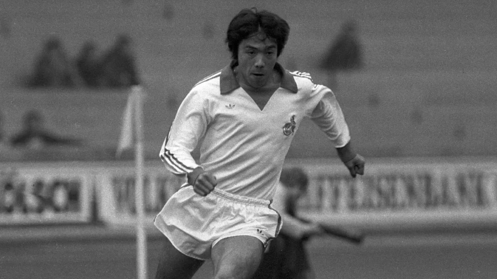 Yasuhiko Okudera, ídolo do Colônia. Registro de 1978. Foto: Reprodução/Michas Cologne