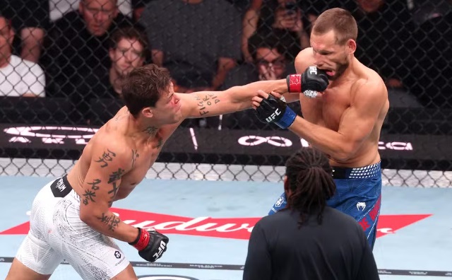 Caio Borralho é o 7º no ranking dos médios do UFC