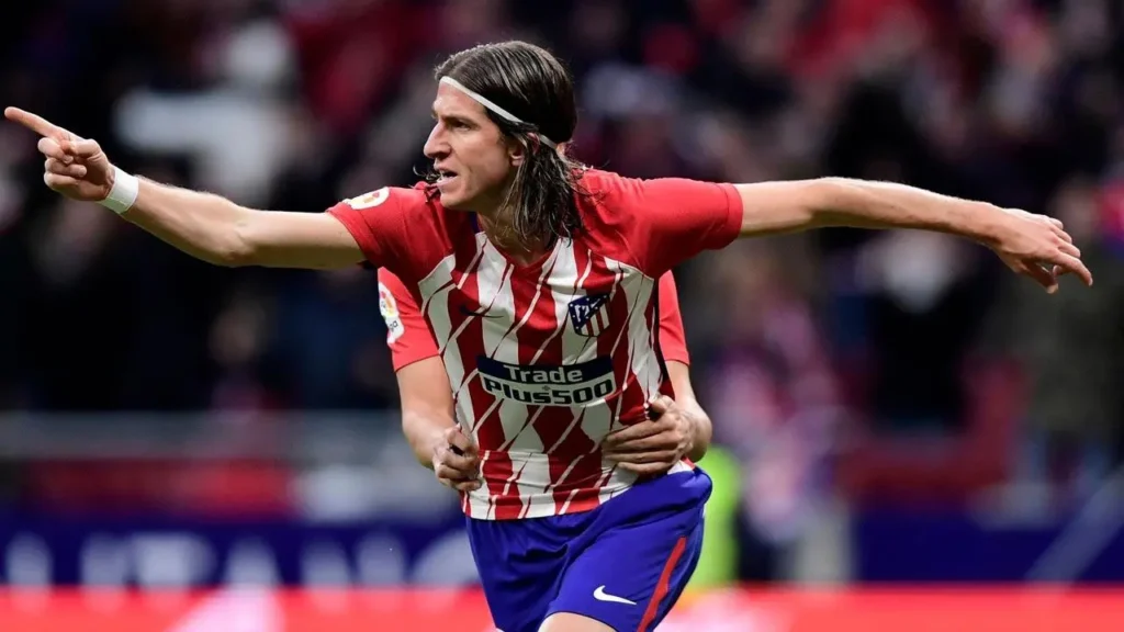 Filipe Luís é ídolo do Atletico de Madrid como jogador