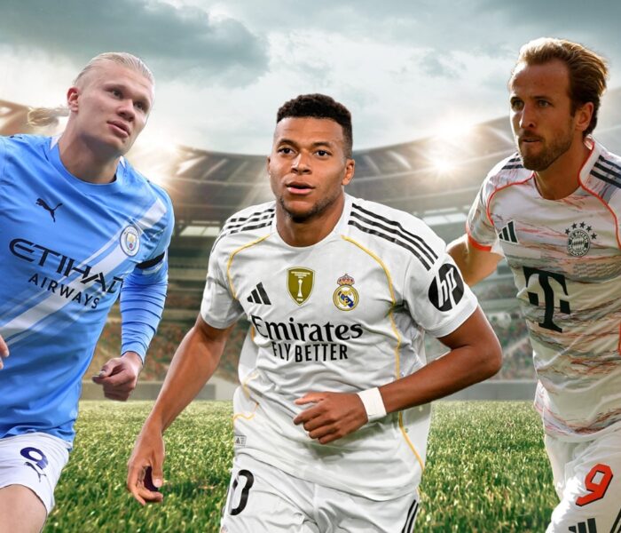 Haaland Kane Mbappé