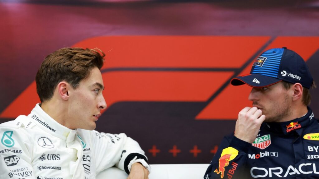 Max Verstappen e George Russell tem histórico de relação conturbada