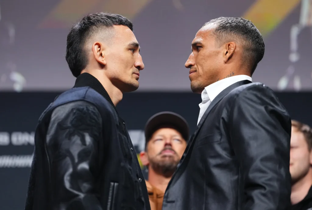 Sem trash talk, Max Holloway e Charles Oliveira colocam o UFC 326 nos holofotes por conta de suas trajetórias