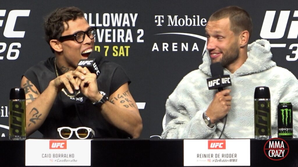 Caio Borralho e Reinier De Ridder farão uma luta importantíssima para o destino do peso-médio do UFC