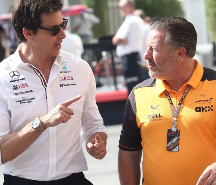 Toto Wolff e Zak Brown, Fórmula 1 Mercedes