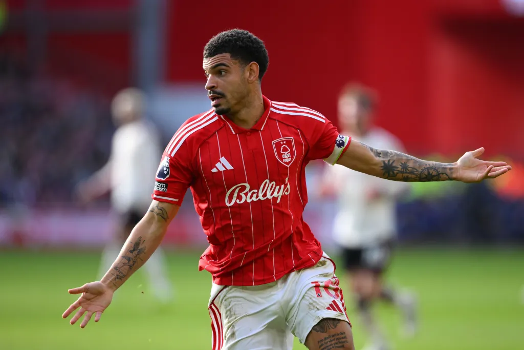 Morgan Gibbs-White, atleta do Nottingham Forest. Foto: Divulgação/Shutterstock Editorial.