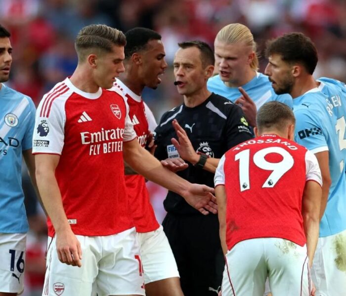 Arsenal e Manchester City pela Premier League 2025/2026. Foto: Reprodução/Premier League