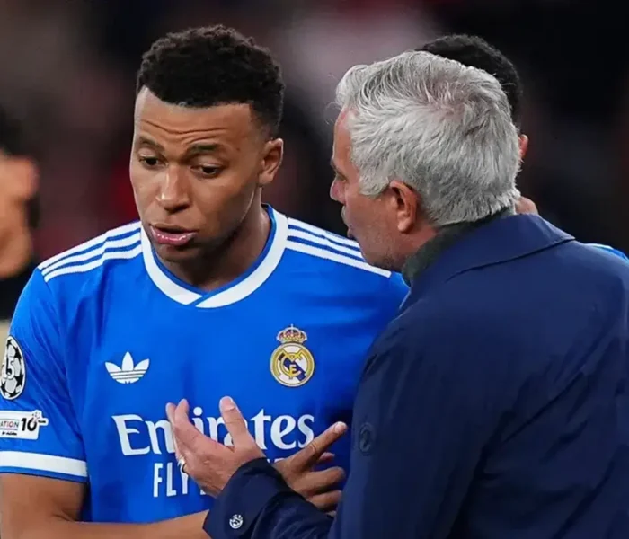 mbappe e mourinho real madrid