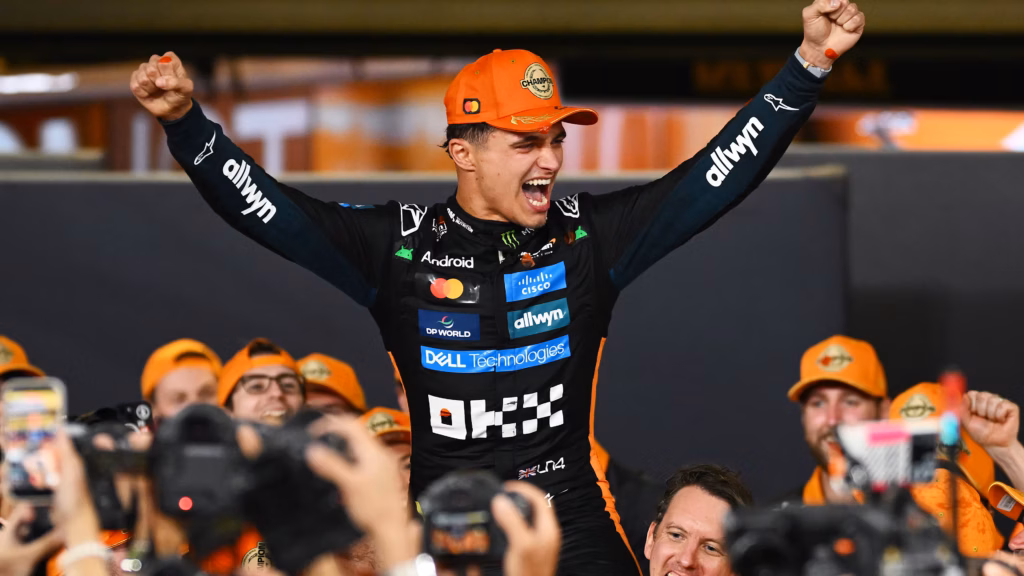 O título de campeão mundial de Fórmula 1 de Lando Norris colocou o piloto em novo patamar