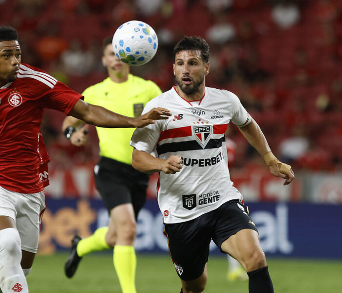 Internacional e São Paulo empataram em 1 a 1 no Beira-Rio