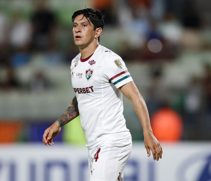 Germán Cano no jogo entre Fluminense e Deportivo La Guaira, pela Libertadores 2026. Foto: Marcelo Gonçalves/Fluminense F.C.