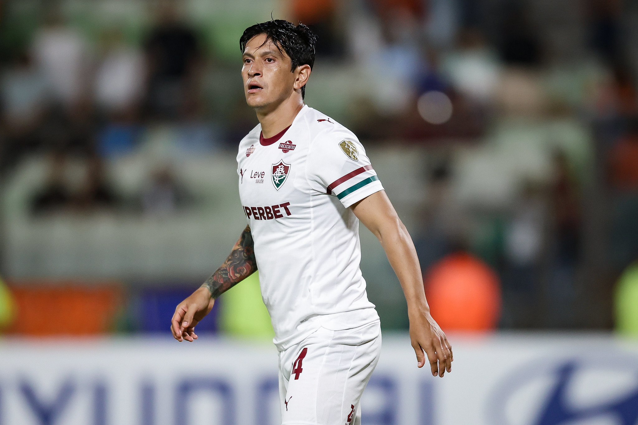 Germán Cano no jogo entre Fluminense e Deportivo La Guaira, pela Libertadores 2026. Foto: Marcelo Gonçalves/Fluminense F.C.