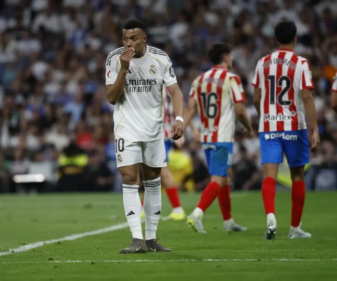 Mbappé, atacante do Real Madrid. Foto: Chema Rey/Marca
