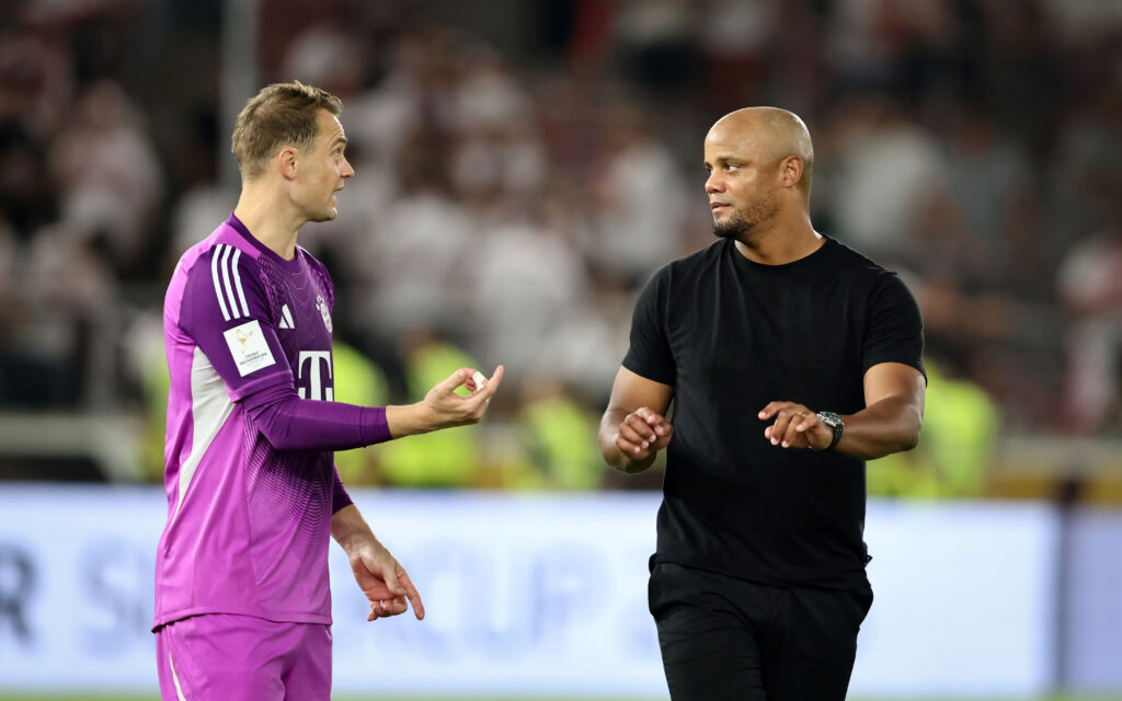 Manuel Neuer e Vincent Kompany. Foto: Reprodução/MSN