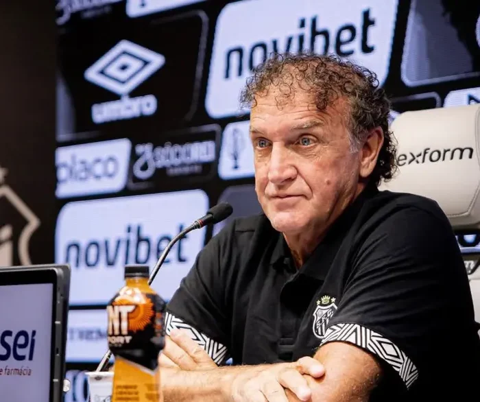 Cuca entrevista de apresentação Santos