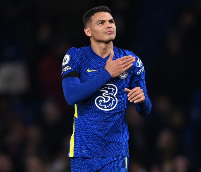 Thiago Silva foi campeão da Champions com o Chelsea em 2021. Foto: Darren Walsh/Chelsea FC via Getty Images