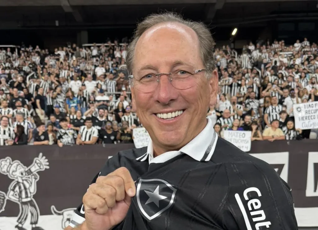 John Textor é ídolo de alguns torcedores do Botafogo por ter sido o responsável direto pela mudança de patamar do time