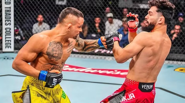 Márcio Barbosa teve estreia dos sonhos no UFC