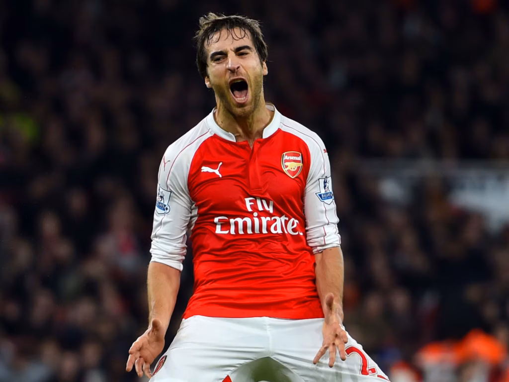 Mathieu Flamini no Arsenal. Foto: Reprodução/Independent.