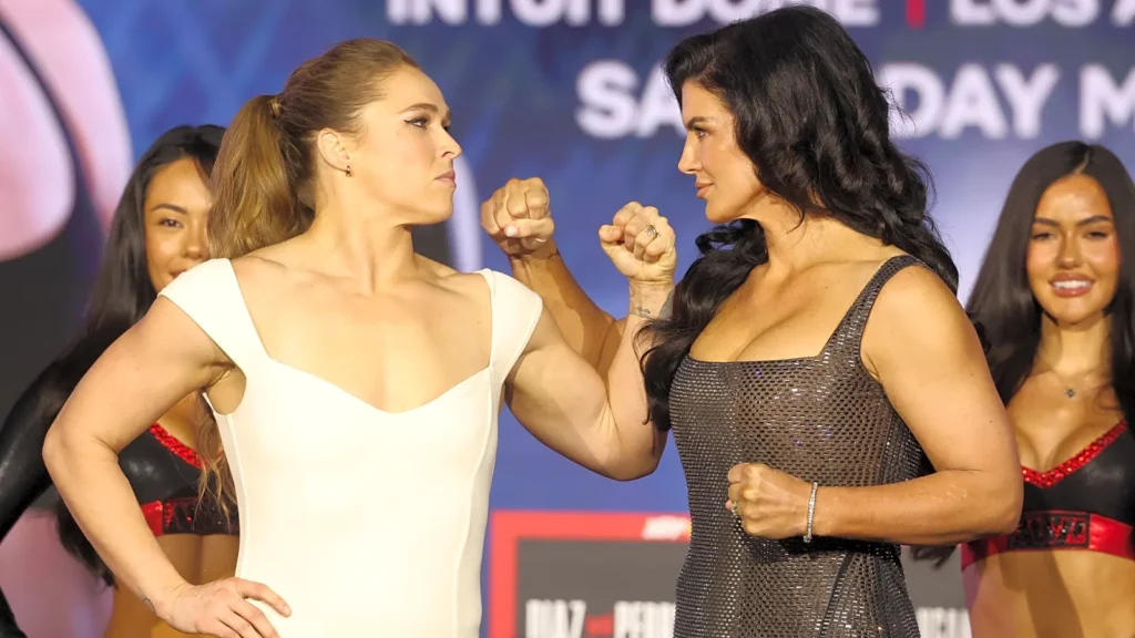 Ronda Rousey enfrentará Gina Carano na luta principal do primeiro evento de MMA da MVP