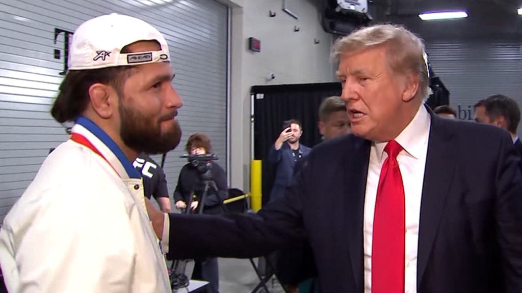 Jorge Masvidal é um dos lutadores preferidos de Donald Trump e isso pode ajuda-lo a entrar no card da Casa Branca