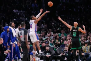 76ers vencem Celtics.