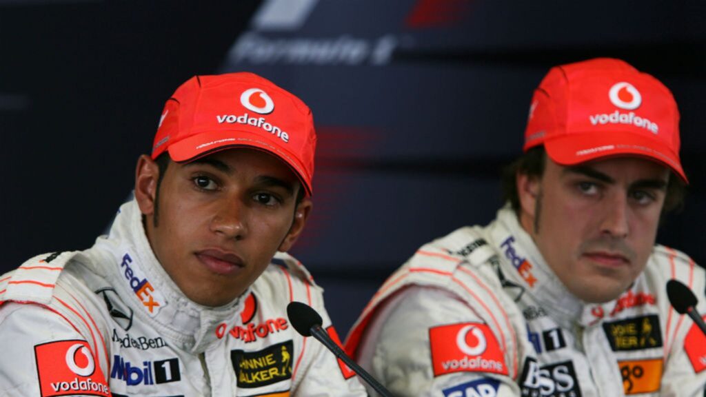 Lewis Hamilton desafiou o bicampeão mundial, Fernando Alonso, desde seu primeiro ano na F1 