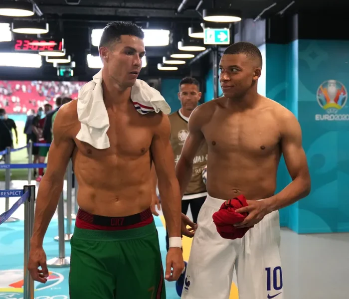 mbappé e cristiano ronaldo real madrid