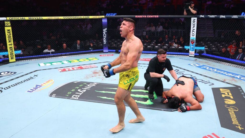 VIcente Luque aplicou uma finalização incrível em Kevin Gastelum no UFC 327 
