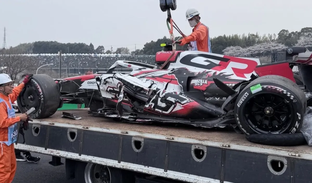 Fórmula 1 Bearman acidente GP do Japão
