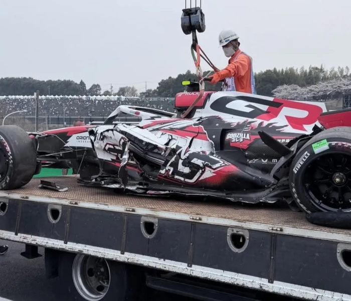 Fórmula 1 Bearman acidente GP do Japão
