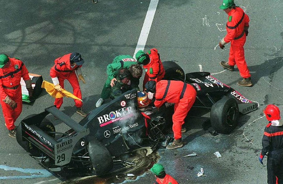 Fórmula 1 1994 Wendlinger acidente