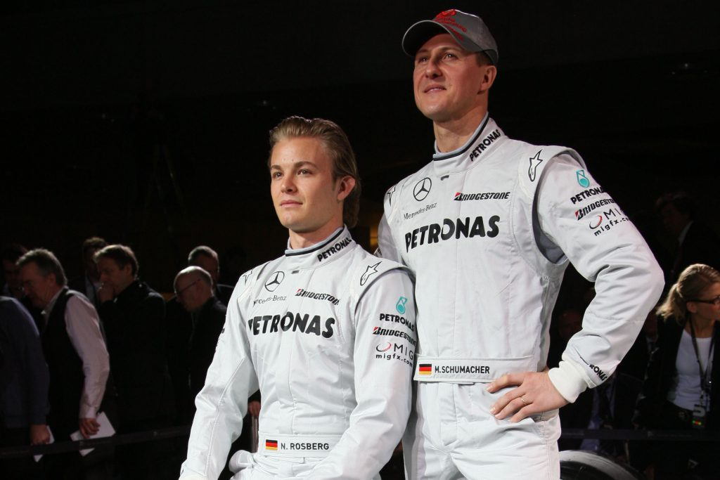 Schumacher Rosberg Mercedes