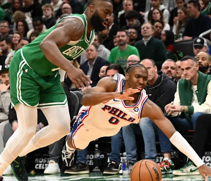 76ers vencem Celtics.