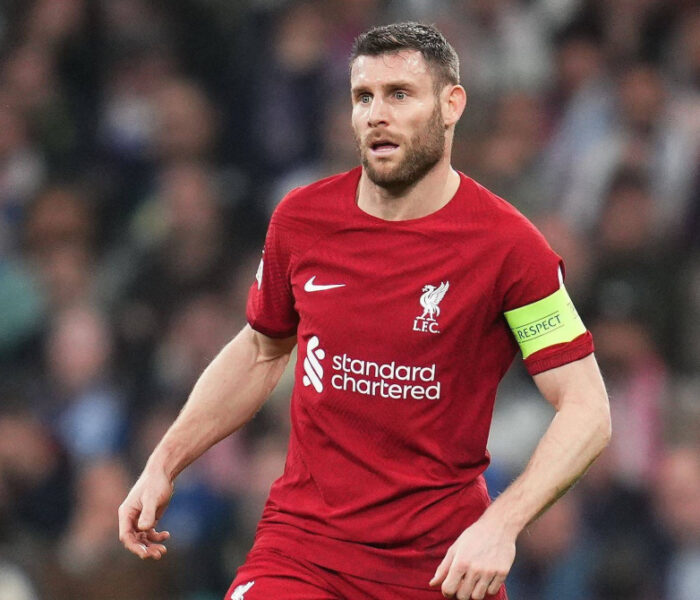 James Milner foi capitão do Liverpool. Foto: Reprodução/Transfermarkt.