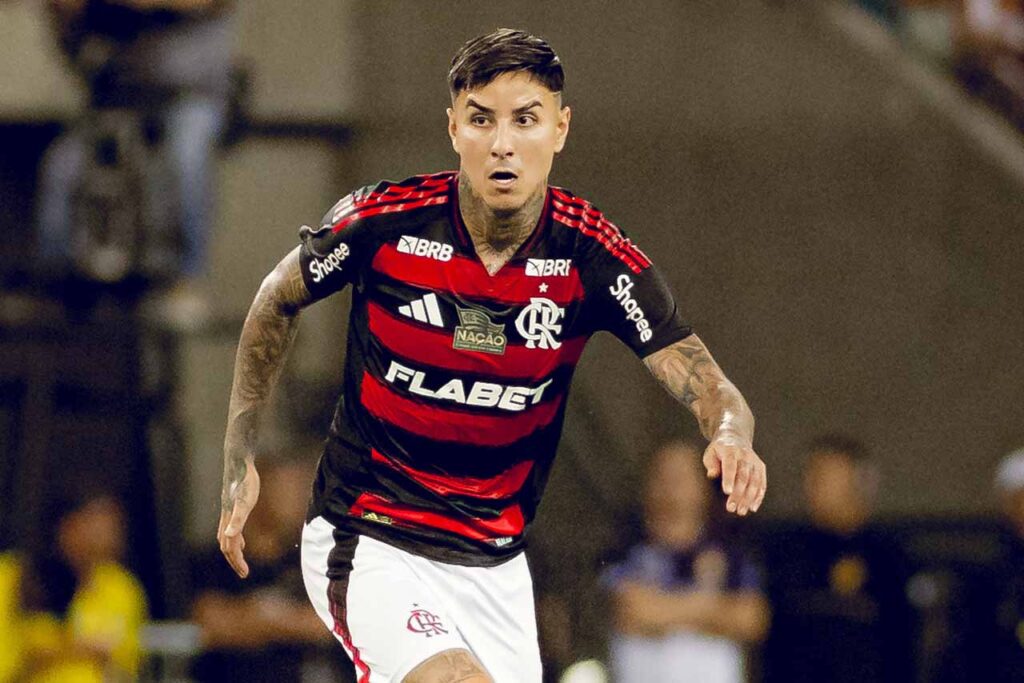 Erick Pulgar, Flamengo. Foto: Gilvan de Souza/Flamengo.