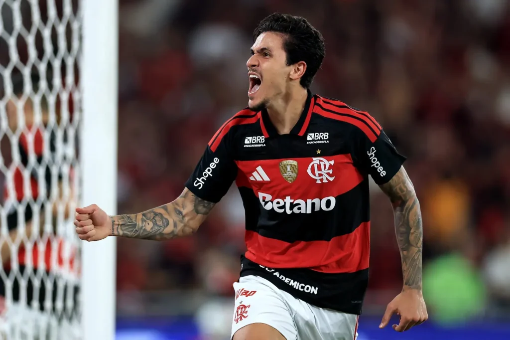 Pedro empata o jogo e é decisivo para o Flamengo virar e vencer o Santos por 3 a 1
