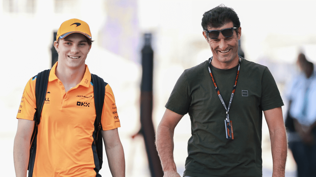 Apesar da amizade, presença de Mark Webber na carreira de Oscar Piastri será reduzida