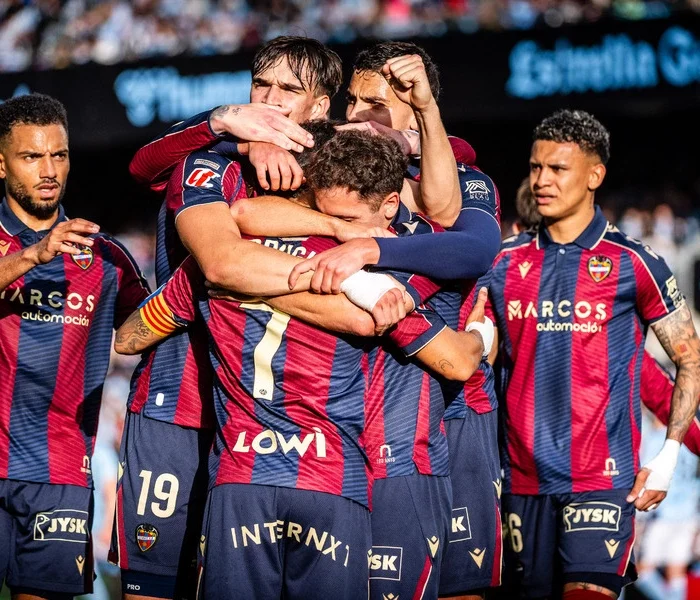 Levante venceu Celta de Vigo, por 3 a 2, no Balaídos pela 36ª rodada de La Liga. Foto: Reprodução/Levante UD.