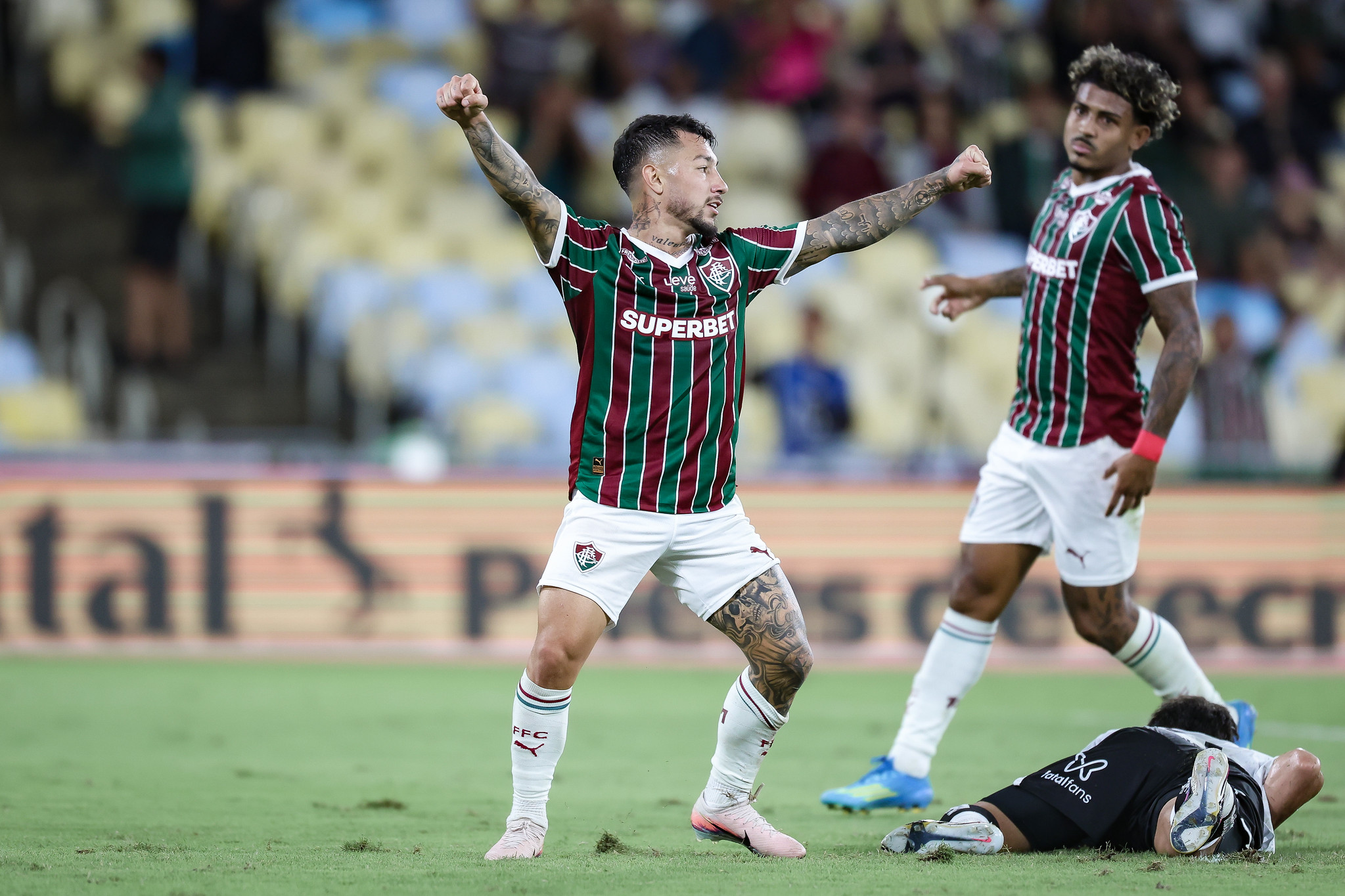 Acosta comemora o gol do Fluminense. Foto: Marcelo Gonçalves/Fluminense F.C.