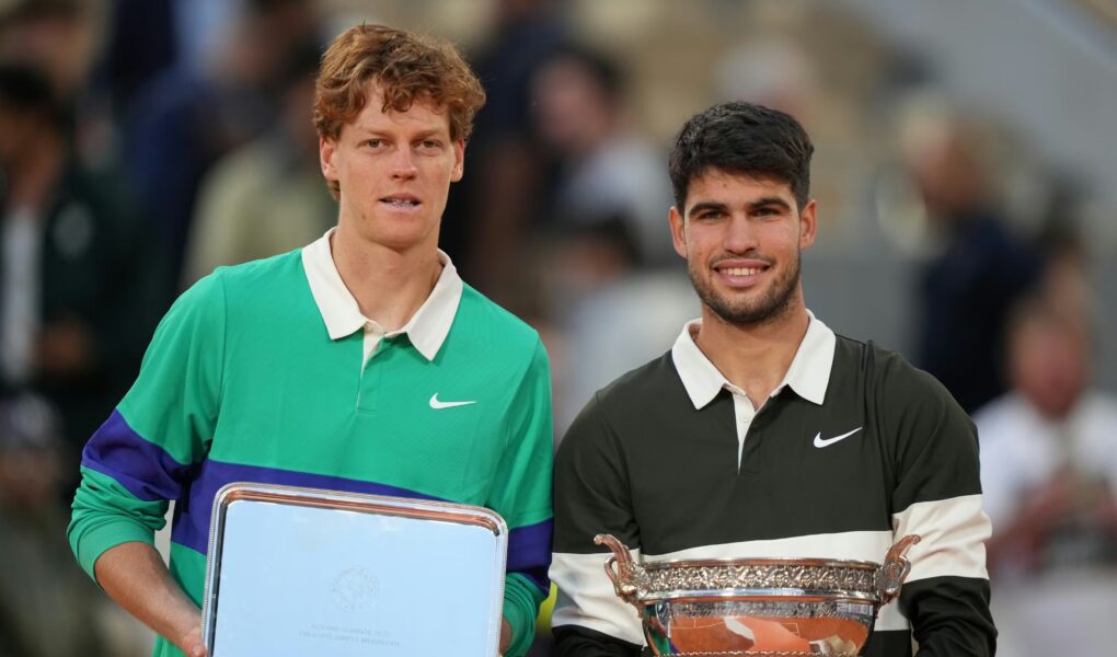 Carlos Alcaraz Jannik Sinner Roland Garros 2025